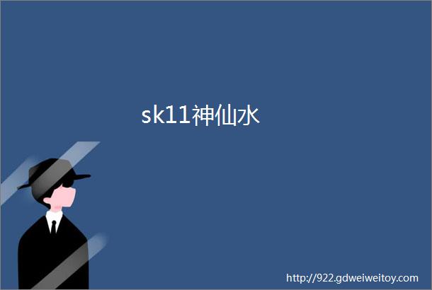 sk11神仙水